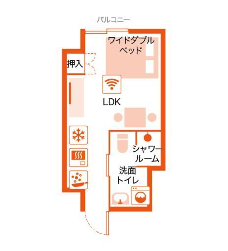Apartment Hotel Ecott Kagoshima Exterior foto